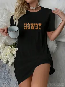 Howdy Rodeo Western Country Southern Casual Dress