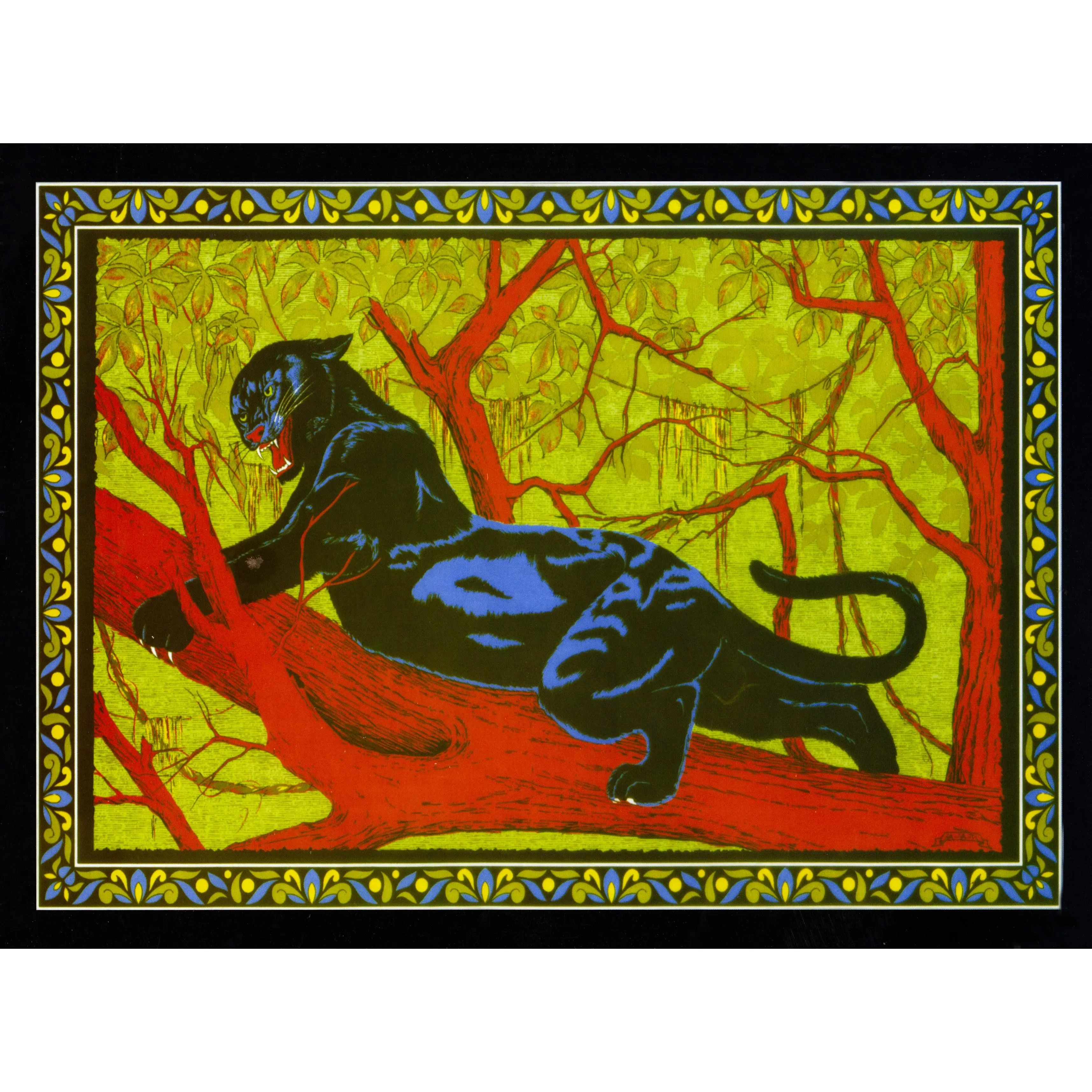 Panther-Themed Luxury Tapestry Wall Hanging, Gothic Unique Room Decor for Living Room Walls, Living Room Wall Decor