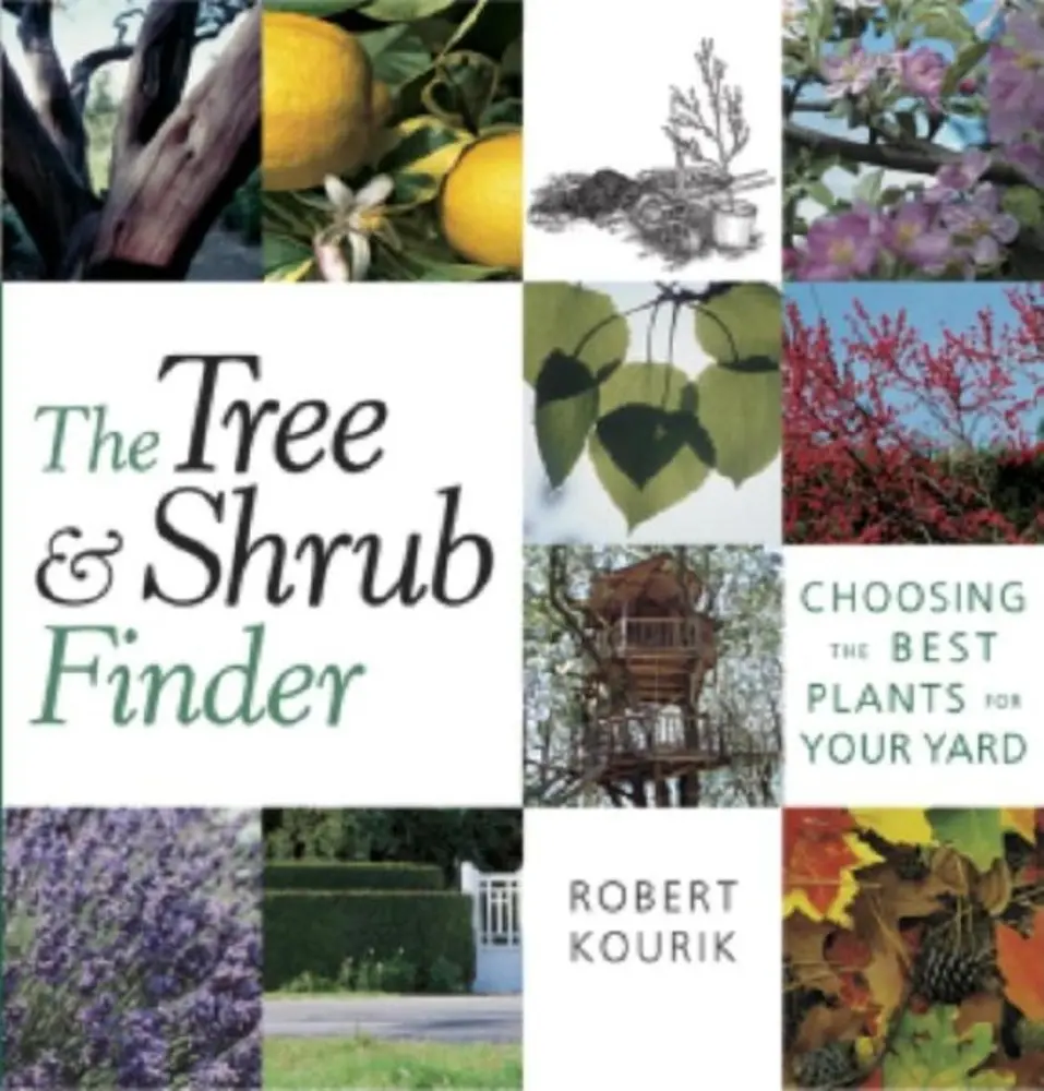 USED Book - The Tree and Shrub Finder: Choosing the Best Plants for Your Yard by Robert Kourik (Hardcover) - english