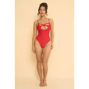 ELOWEN SWIMSUIT-CRIMSON