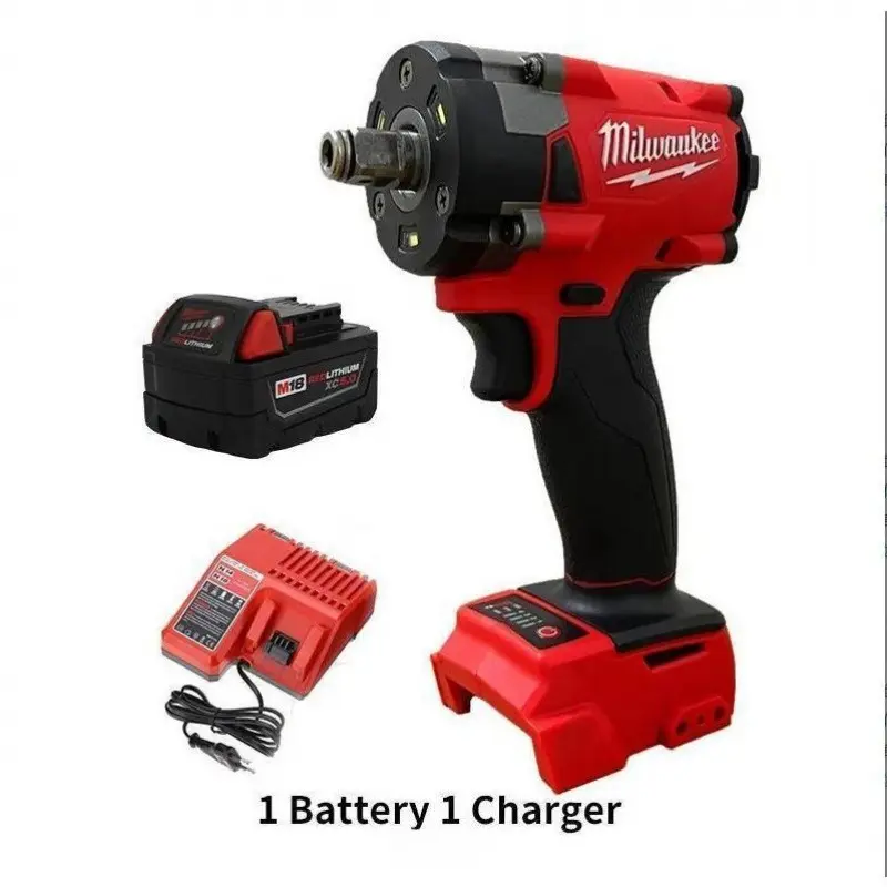 Milwaukee FIW212 18V Brushless Cordless Impact Wrench (500Nm) Battery Kit, Power Tools for Auto & Furniture Assembly, Brushless Cordless Ratchet Multitools & Accessories