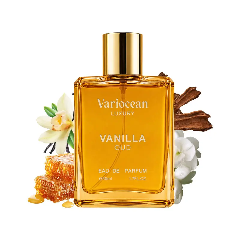 Variocean Luxury's Honey Oud | Eau de Parfum 50ml (1.7fl oz) | Patchouli, Vanilla, Bergamot | Floral & Spicy | Made with Clean & Vegan Essentials Oils | Cruelty Free Fragrance Perfume | Super Brand Day Exclusive