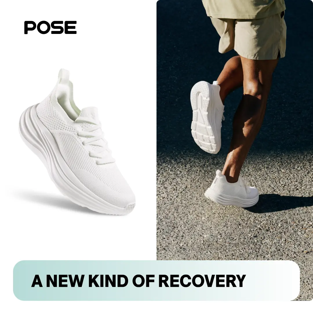 【Early Access】POSE AIRFLOW Recovery Walking Shoes for Women & Men, Cushion Comfort Slip-On Sneakers, Breathable Athletic Shoes for Gym, Travel, Work & Everyday Walking