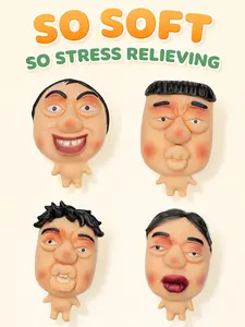 Oddly Satisfying Stretchy Bubble Face Stress Relief Toy