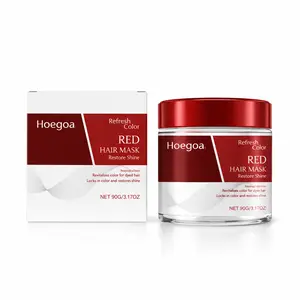 Red Hair Color Mask 90g Color Vibrant Hair Refresh Hydrate Moisturizer Treatment Moisturizing Intense Hair Mask Red Tones For Color-Treated Hair