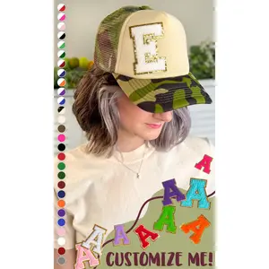 Initial Ideal Chenille Trucker Hat