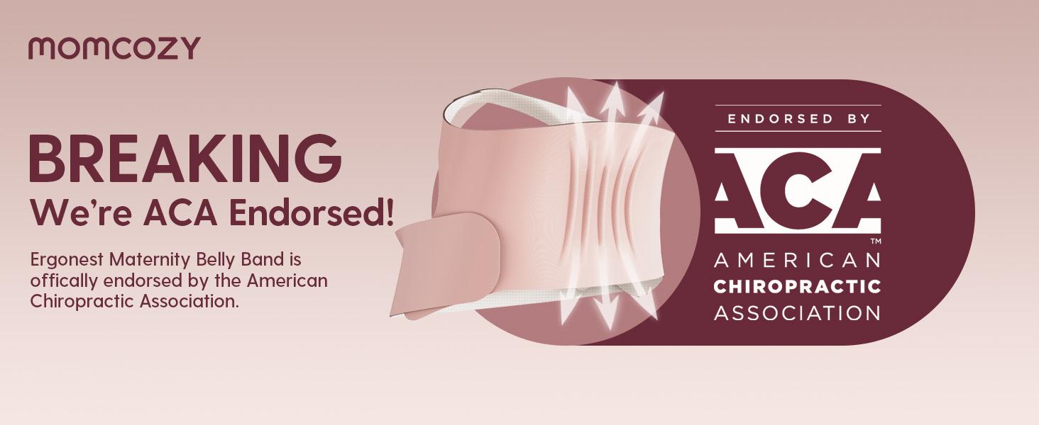 Momcozy CozySupport Ergonest Maternity Belly Band - 360° Support, Invisible Design, Adjustable for All Stages of Pregnancy, Thoughtful Gift for New Pregnant Moms,-【B】