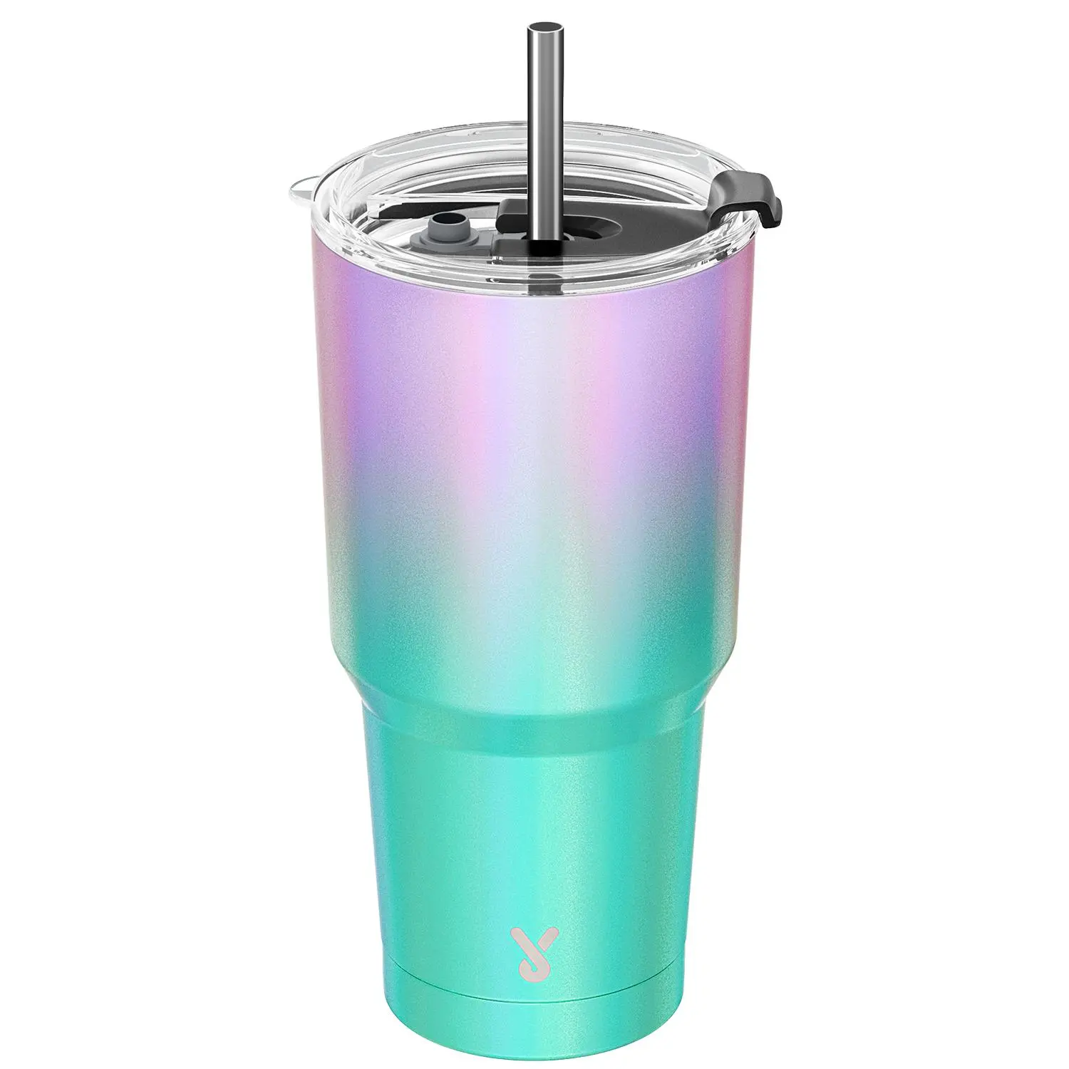 Meoky 30oz Vacuum Insulated Stainless Steel Cooler Flask - Portable Flask for Travel, Fits Most Cans, Universal Can Size, 12-16oz Can Height Compatibility, 12H Cold Retention, Ideal for Travel Camping #TikTokShopSummerSale, Vacuum Insulation Keeps Cold