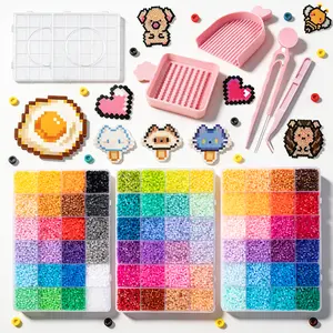DIY Fuse Beads Kit with Tool Set  Beads Templates Refill Beads for Kids & Adults Crafting Enthusiasts