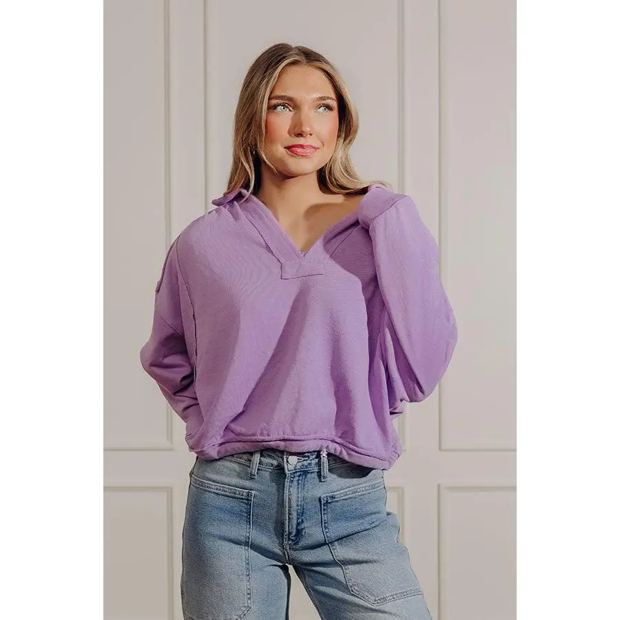 Cool Energy Sweatshirt in Lavender