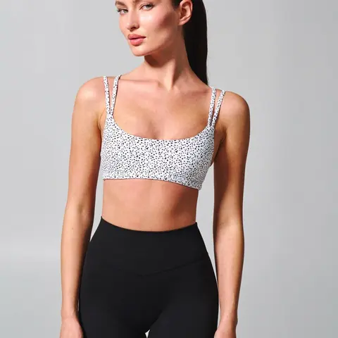 Elysium Sports Bra - Dalmatian Print