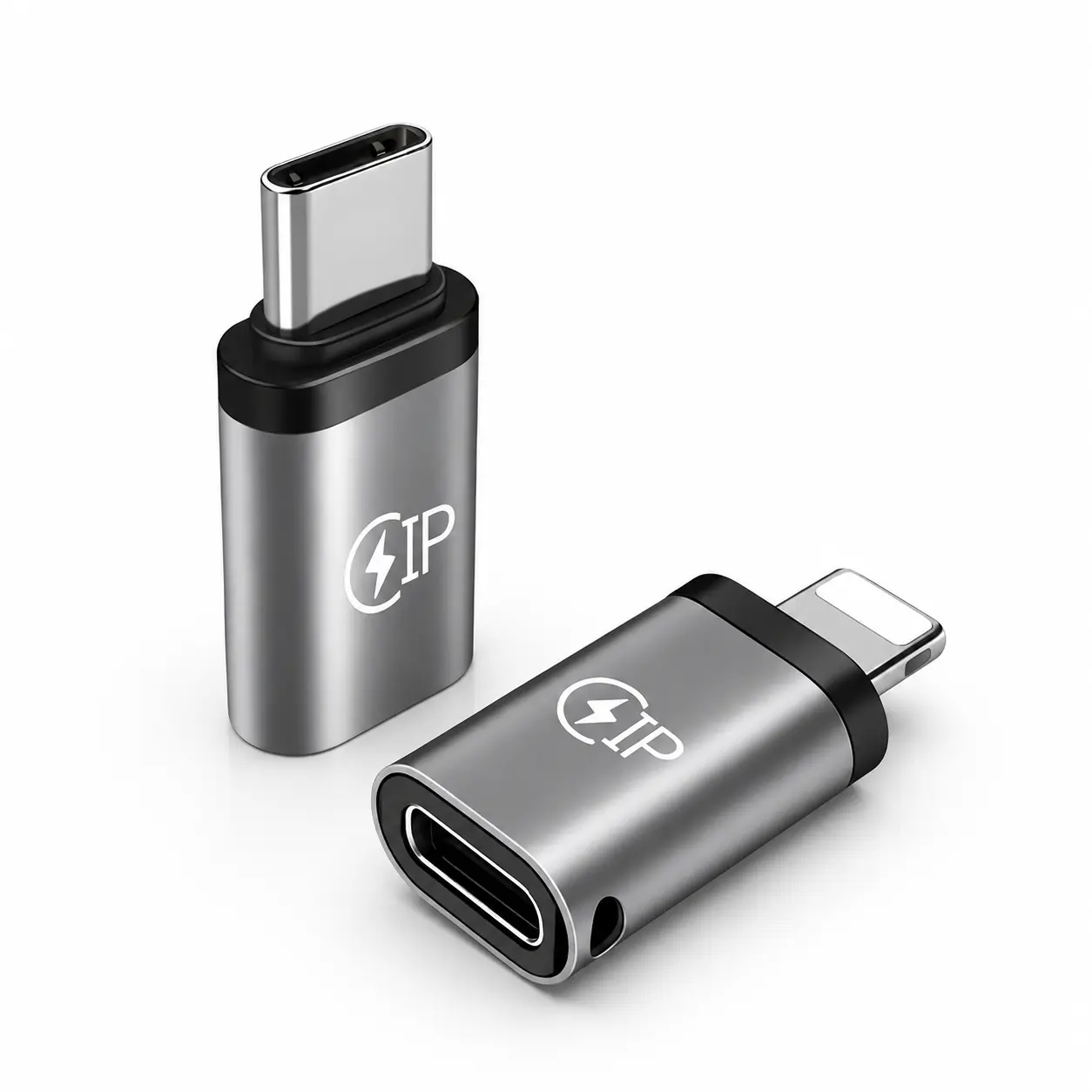 Modern Aluminum USB-C to Lightning Adapter - Type-C Female to Lightning Male Converter, iDevice Accessory with Charge/Data Functionality (Computers & Office, Data Storage & Software, Flash Drives & OTG Cables), Idevice Users