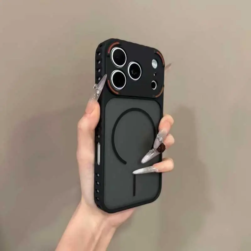 Summer Armor Cooling Vent Soft-Touch For iPhone 17/16 Phone Case For iPhone 16 Pro Men's For iPhone 14/13 Cover HNY56PLFEF