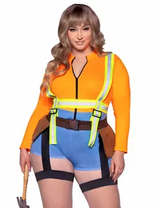 Plus Nailed It Construction Worker Costume Plus Nailed It Construction Worker Costume