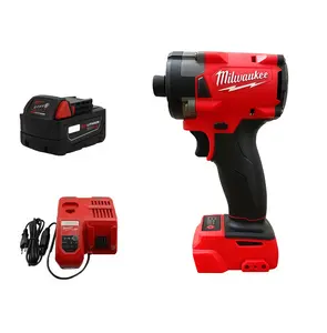 Milwaukee 18V Cordless Wrench & Impact Drill 300N.m High Torque Output Brushless Motor Dual Function Design for Automotive Repair Mechanical Maintenance and Construction Installation Tasks