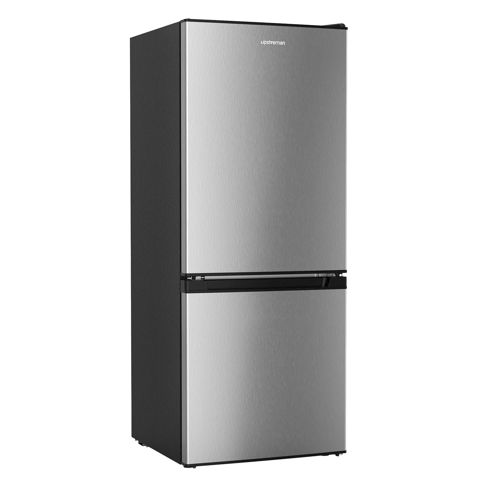 Upstreman Mini Fridge - 7.1 Cu.Ft Energy-Efficient Bottom Freezer Refrigerator with Adjustable Thermostat, Double Door Design for Apartment, Dorm BM71