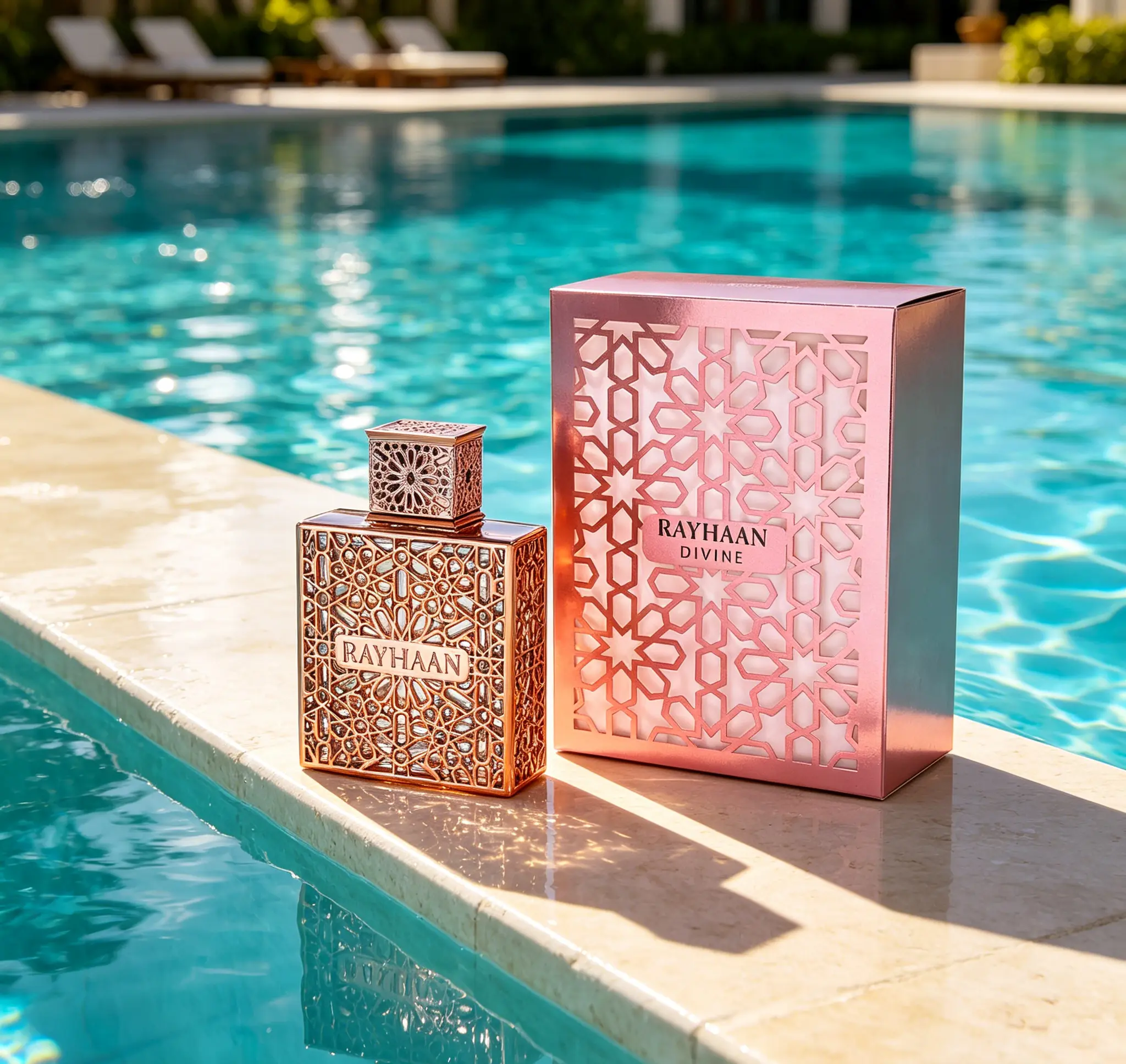 Rayhaan Divine Women's Eau De Parfum Spray – 3.4 Fl Oz / 100ml, Sweet Fruity Gourmand Floral Long-Lasting Fragrance, Ideal Valentine's & Christmas Gift