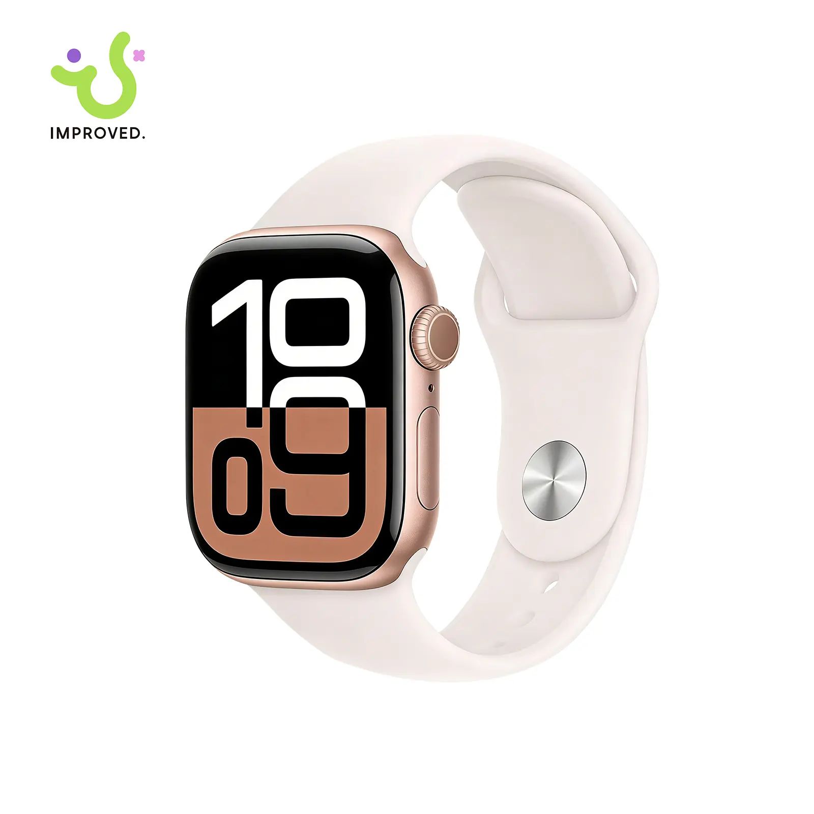 Refurbished 42mm Cellular Rose-Gold Aluminum Wearable Touchscreen Smartwatch - Wireless Smart Watch, Wristwatch Devices, Excellent Condition, Like-New Performance, 1-Year Warranty by JunQ Trading