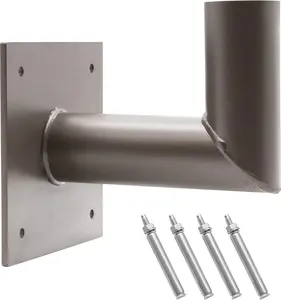 Wall Mount Bracket Accessories 90 Degree, Tenon Adapter for Wall Bracket with Slip Fitter Mount(2 3/8inch)
