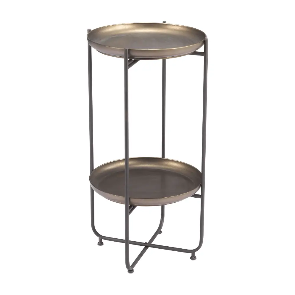 Bronson Bar Table Bronze | Industrial Sophistication & Structural Impact
