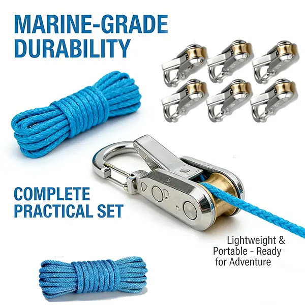 6pcs Heavy-Duty Retractable Ratchet Chain & Rope Fittings Tensioner Sets, Smooth Roller System Buckle, Secure Tie & Quick Adjustment for Camping, Indoor and Outdoor Binding Applications