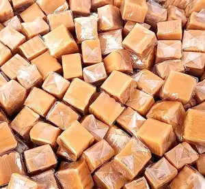 Caramel Cubes Candy - 2 Pound Bulk Pack (About 150 Count) - Individually Wrapped