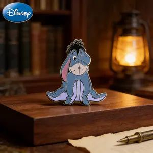 1PC Disney Eeyore Pin Officially Licensed Novelty Collectible Cute Animal Anime Brooch Backpack Decoration Jacket Lapel Anti-Rust Exquisite Alloy Enamel Gift