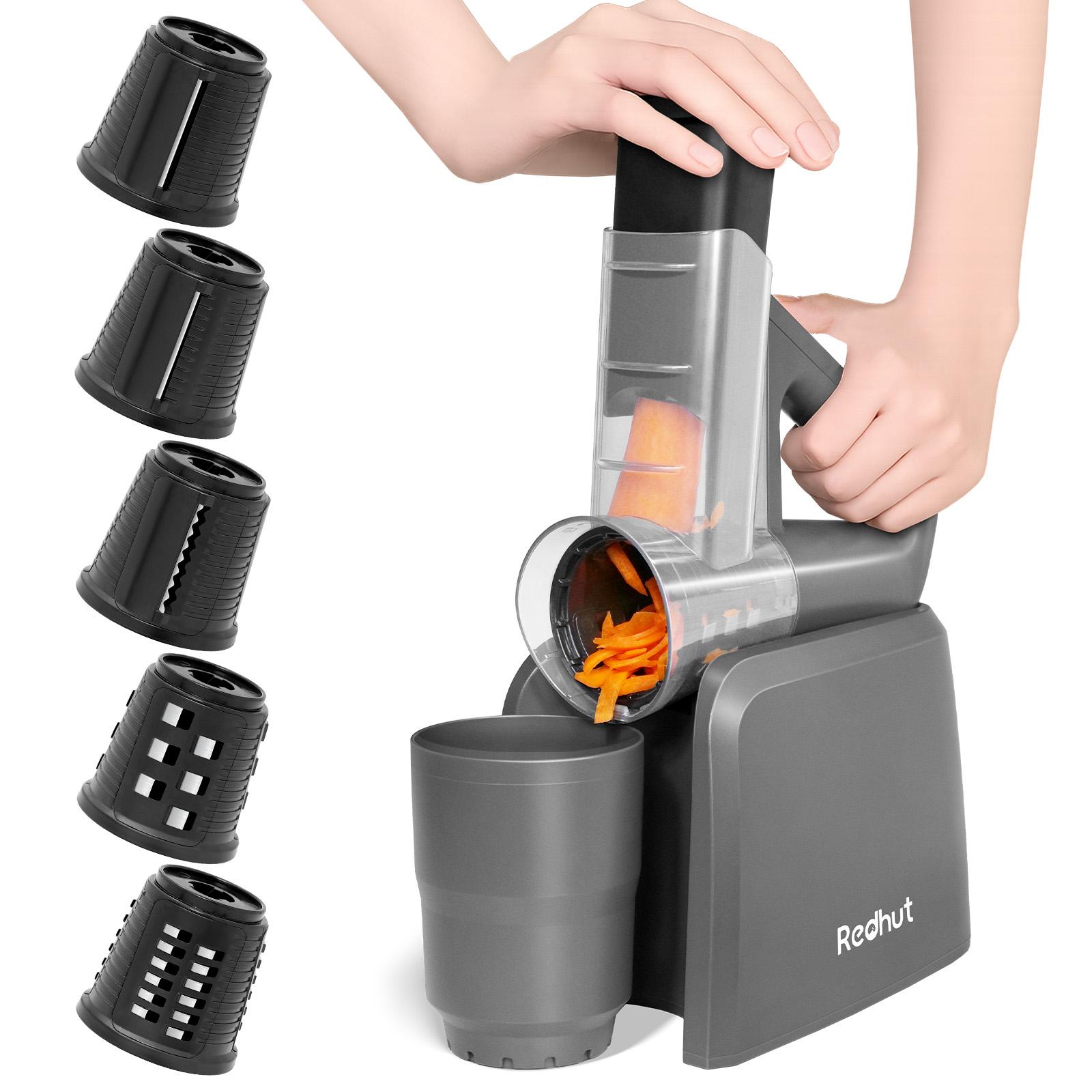 Redhut Multifunctional Electric Vegetable Cutter - 7-In-1 Multi-Functional for Chopping Slicing Mincing & Food Prep,and Interchangeable shape Vegetable Cutter Kitchen Utensils small kitchen gadgets Redhut Multifunctional Electric Vegetable Cutter - 7-In-1 Multi-Functional for Chopping Slicing Mincing & Food Prep,and Interchangeable shape Vegetable Cutter Kitchen Utensils small kitchen gadgets