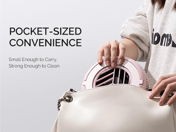 MelodySusie HProA Mini Nail Dust Collector for Beginners Home Salon, Compact & Portable Ideal for Salon Use, Christmas Gift