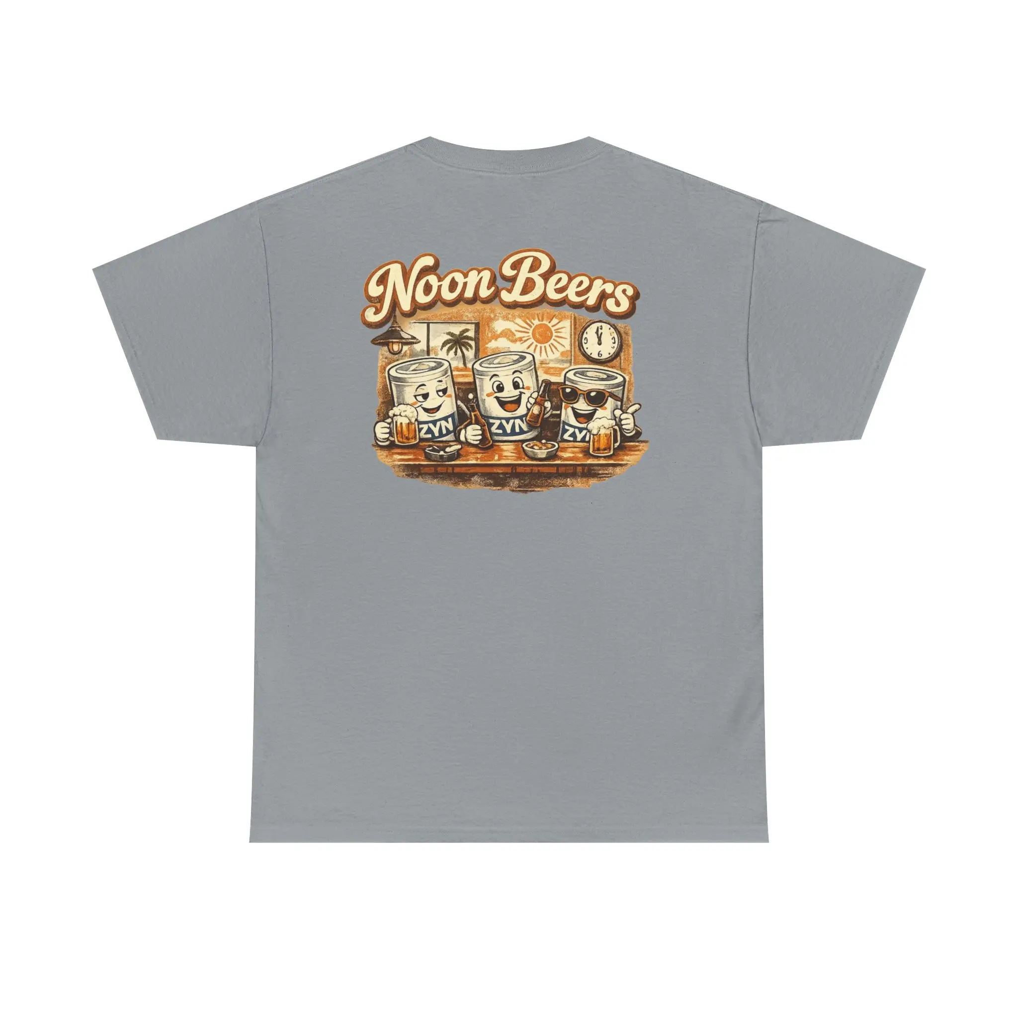Noon Beers Zyn Trio T-Shirt | Retro Beach Bar Tee