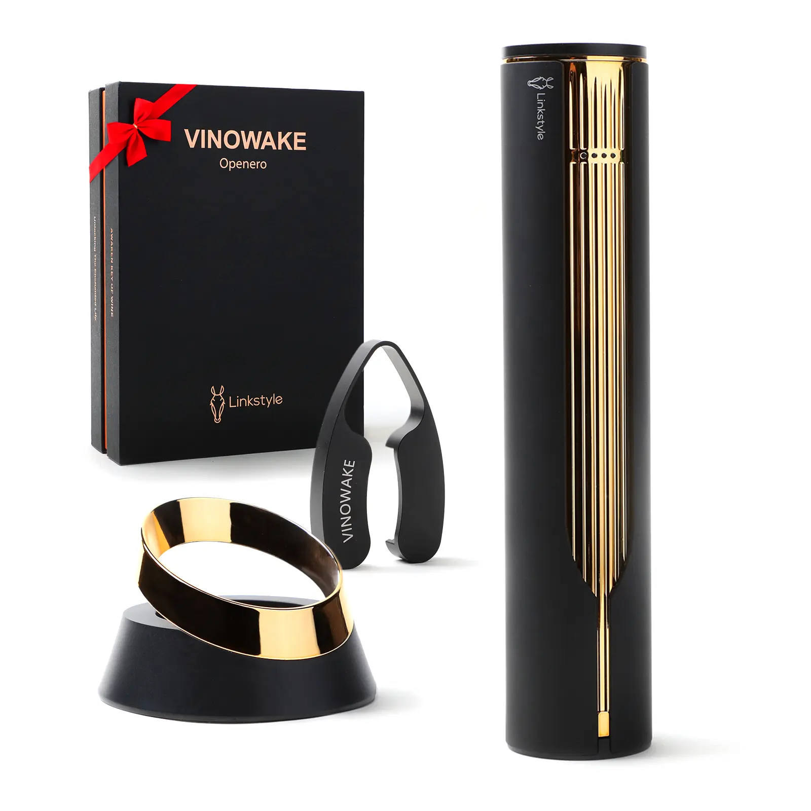Electric Wine Opener Set - Rechargeable Automatic Wine Bottle Opener,Corkscrew Opener, Luxury Gifts for Wine Lovers,Kitchen Utensils