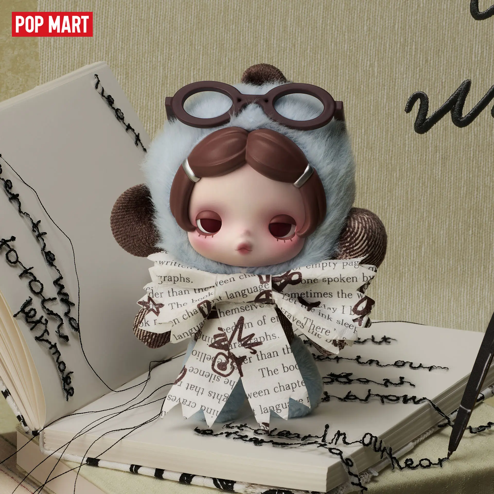 unboxing - POP MART θ SKULLPANDA Off Mode Series Plush Doll Pendant Blind Box, Bag Charm