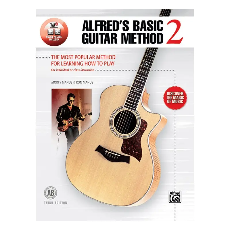 Alfred's Basic Guitar Method 2 (Third Edition) - Educational Textbook, Guitar Tutorial Book for Learning, Books