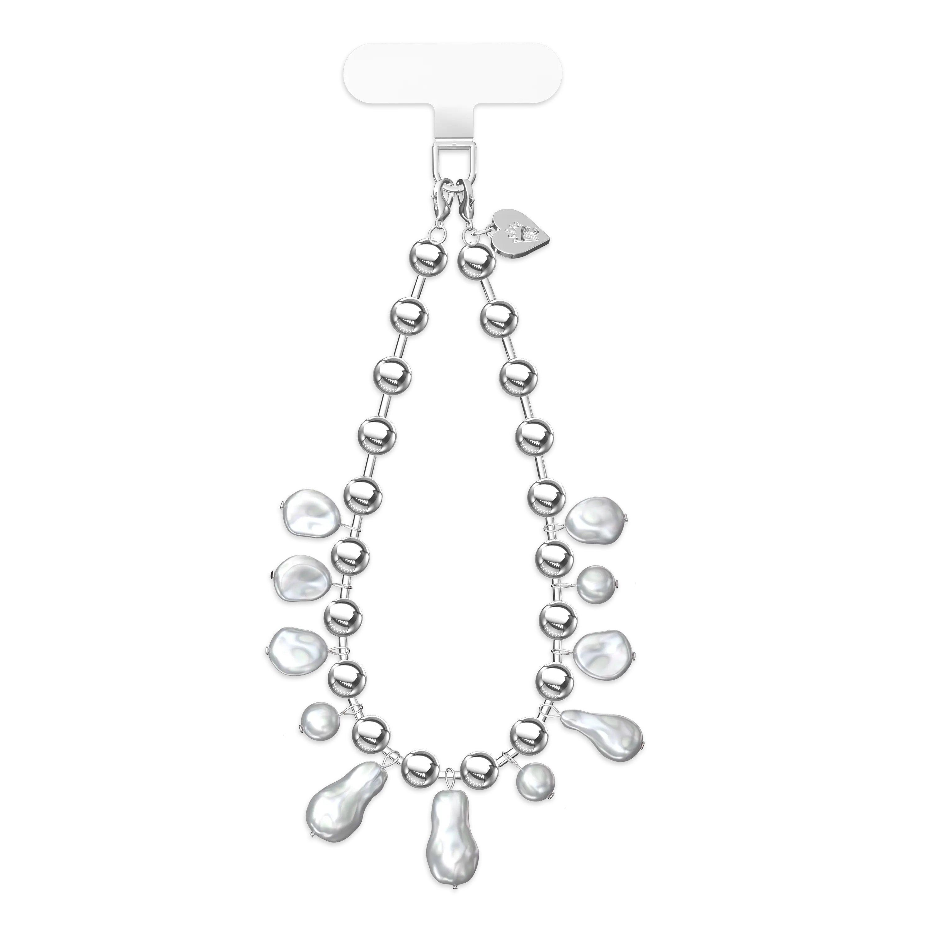 Pearl Drip Chain Phone Charm