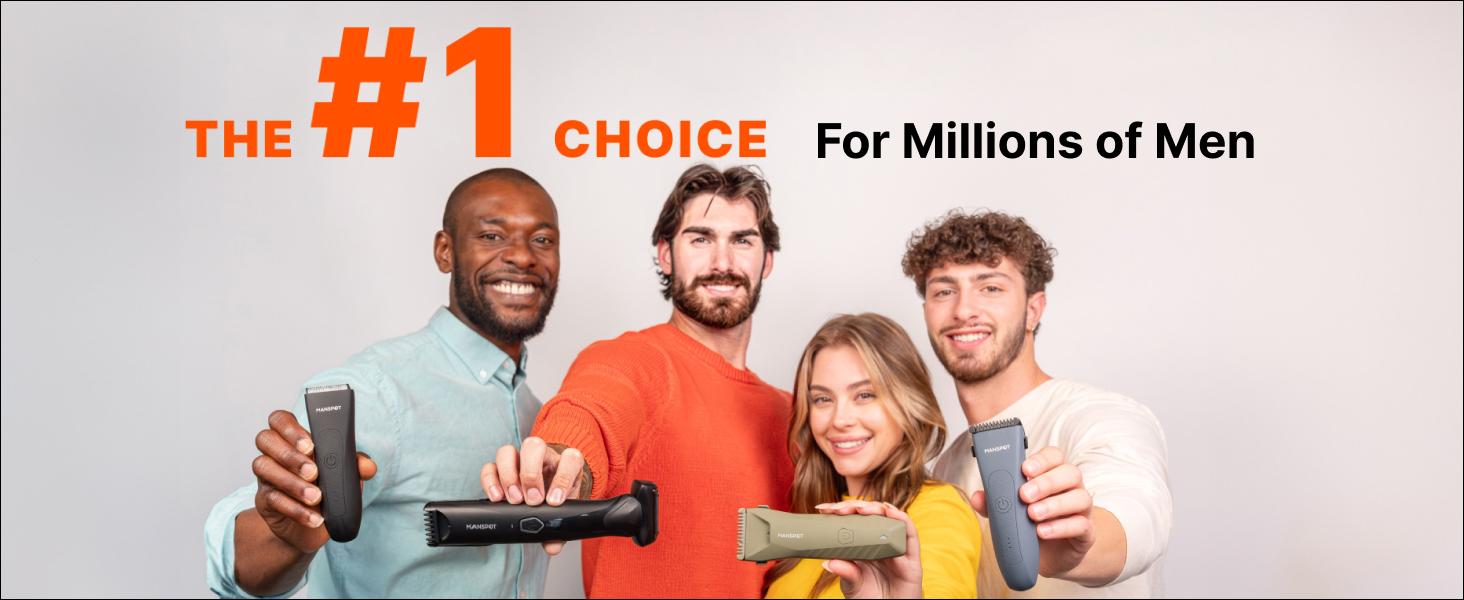 【TikTokShopSpringGlowUp】Manspot Premium Electric Body Hair Trimmer for Men - Waterproof Wet & Dry Groomer, Rechargeable Cordless Clippers for Chest Back Arms - Gym Ready Travel Friendly Green Trimmer with Comfort Design-dealsforyoudays