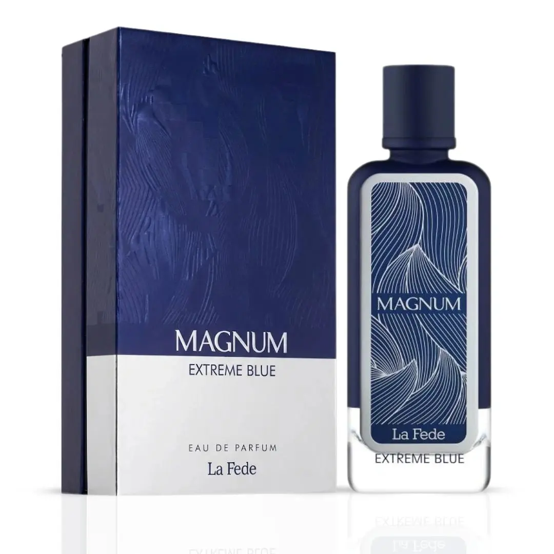 La Fede Magnum Extreme Blue Eau de Parfum Spray 100ml (3.4 oz) by Khadlaj La Fede Magnum Extreme Blue Eau de Parfum Spray 100ml (3.4 oz) by Khadlaj