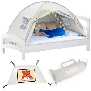 Beige Twin Size Bed Tent