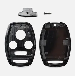 4 Buttons Remote Key Shell Case DIY Repair Kit Replacement for Honda Accord, CR-V, Element, Civic, Pilot 2003 - 2013 PN: N5F-S0084A FCC ID: KR55WK49308 Shell Kit ONLY (NO Blade, Board OR CHIP Inside)