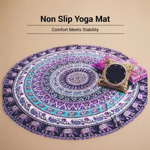 Yoga X Pilates Mats - Chiffon Material Non-Slip Surface for Comfortable Practice & Quality Support Expertly Designed with Adequate Cushioning