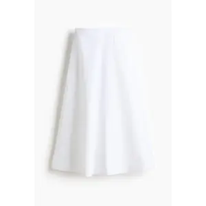 H&M Cotton twill midi skirt