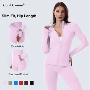 Coral Canton Women’s Zip-Up BBL Sport Jacket SummerVibes