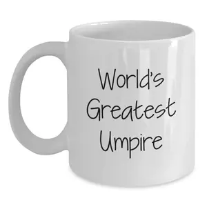 Epic Ceramic World Greatest Umpire Mug 11oz 15oz Ideal Gift For Umpire Lovers