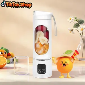 Portable Blender! USB Rechargeable & Compact for Smoothies On-The-Go - Perfect Travel, Back To School & Gym! Leak Proof Design, Makes Shakes & Baby Food in Seconds cup juicer rechargeable mini blender vegetable