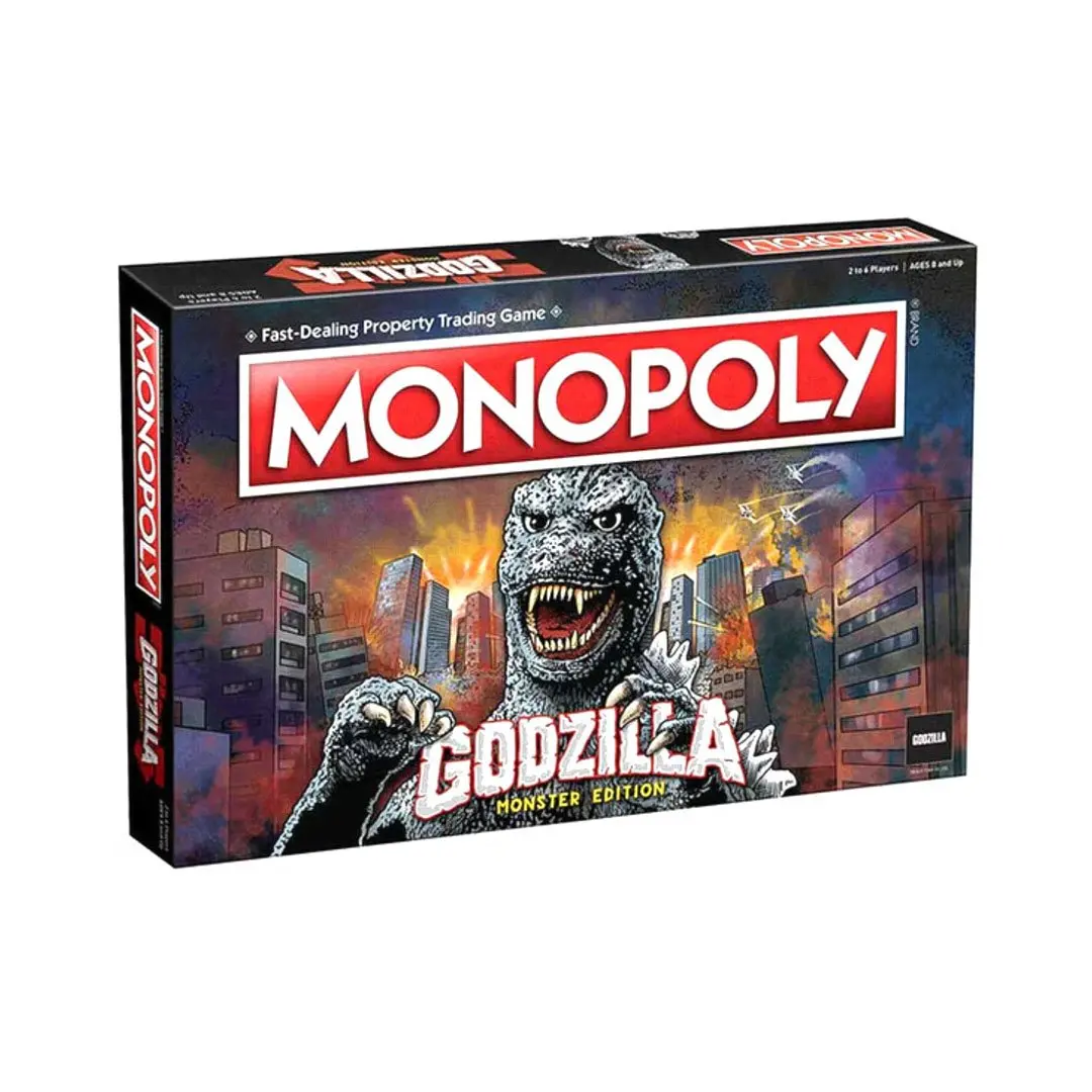 Hasbro Monopoly: Godzilla Property Trading Board Game - Tabletop Game for Family Night, Family Fun Activity, Tabletop Games