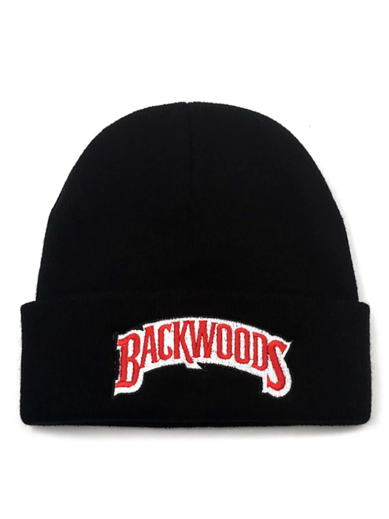 2025 Creative Personalized Skeleton Hat BackWOODS Embroidered Knitted Hat Autumn Winter Outdoor Windproof Warm Sports Ski Hat Daily Commuting Decoration Bean Hat, Beanies, Beanie Hats, Street Hip Hop Hat Male Female Knit Beanie Fitted