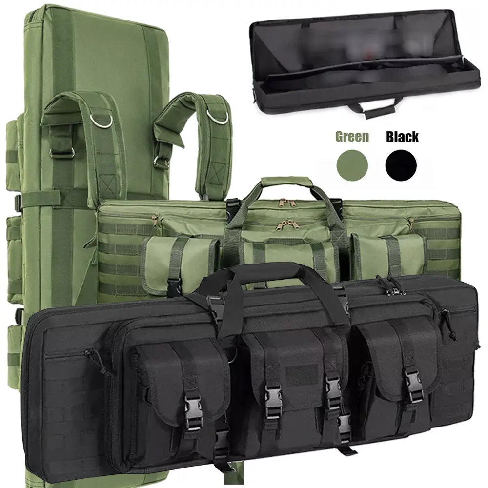 Sport Long Soft Tactical Range Case 2-Way Carry (Backpack /Handheld) Molle System for Hunting Camping Essential