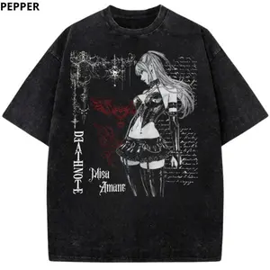 Death Note Misa Amane Tshirt, Anime Death Note Graphic Tee, Manga Fan Apparel, Gift Anime Fans, Gift For Men & Women