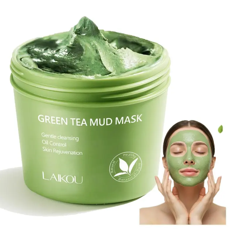 LAIKOU Bubble Deep Mask Bubble Clay Mask for Face Carbonated Bubbles within 3 Minutes for Deep Cleansing Pores & Blackheads Natural Ingredients