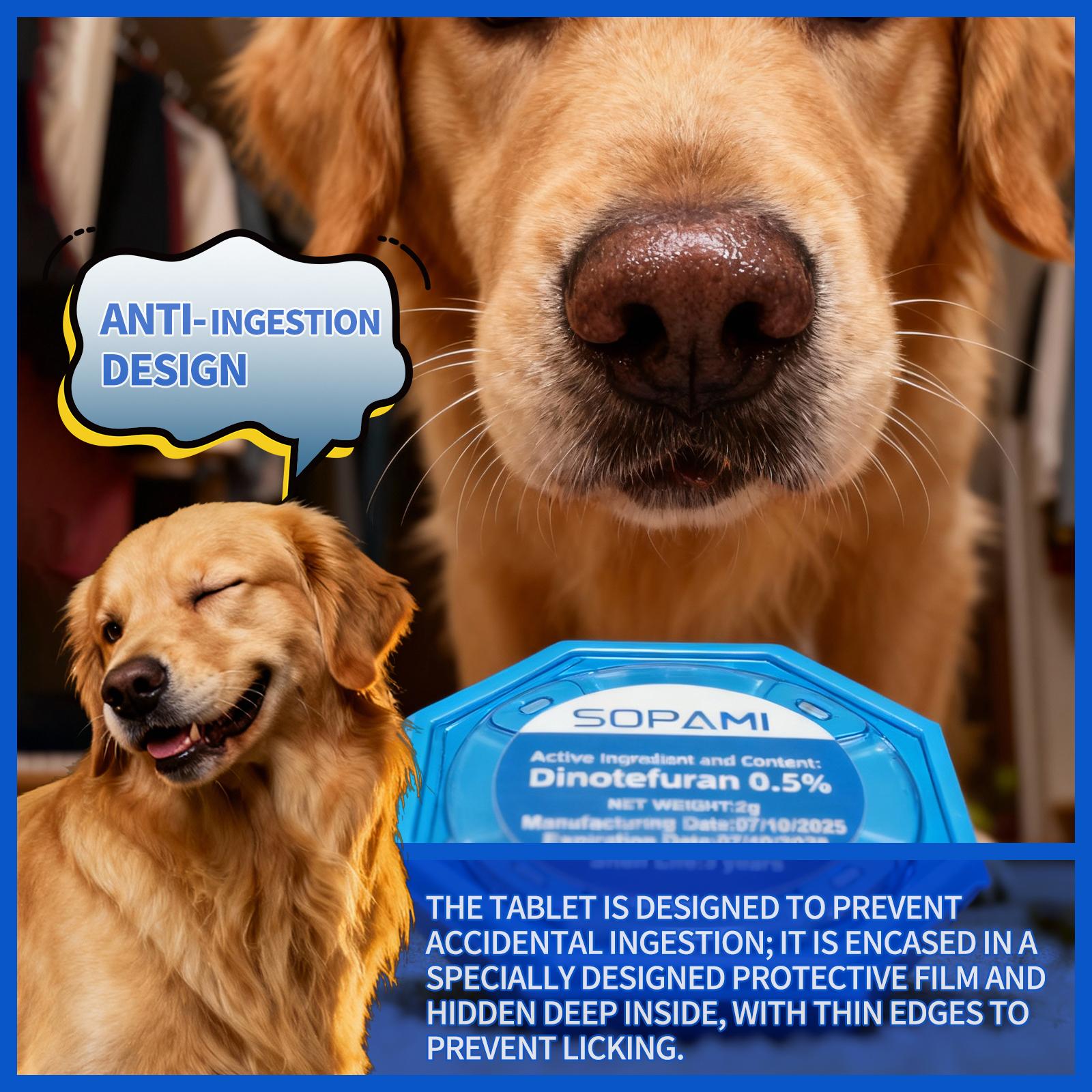 SOPAMI Insecticidal Bait - Small Size Roach Bait for Kitchen & Indoor Use with Dinetofuran 0.5% Active Ingredient No Magnets Cockroach Repellent Gel Cockroach Control Cockroach Killer