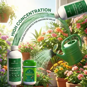 Soil and Plant Fertilizer Kit – 10-10-10 Organic Liquid Plant Fertilizer + Potassium Dihydrogen Phosphate. Fulvic acid soil conditioner, water-soluble general-purpose nutrient solution, suitable for indoor and outdoor plants, lawns and gardens. home grass